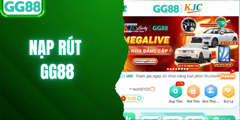 Review GG88 – Đánh Giá Nhà Cái GG88 Chi Tiết Cho Người Mới 2 GG88 hỗ trợ quy trình nạp rút