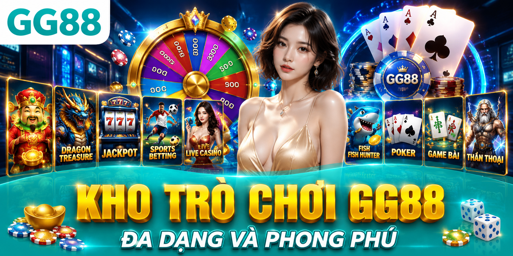 Kho trò chơi GG88 đa dạng Kho trò chơi GG88 đa dạng