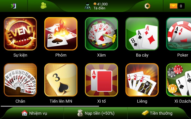 Hệ sinh thái trò chơi phong phú Hệ sinh thái trò chơi phong phú